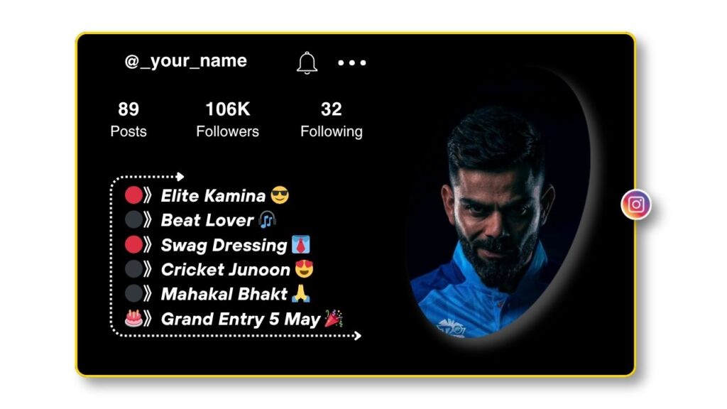 Instagram Bio for Cricket Lovers