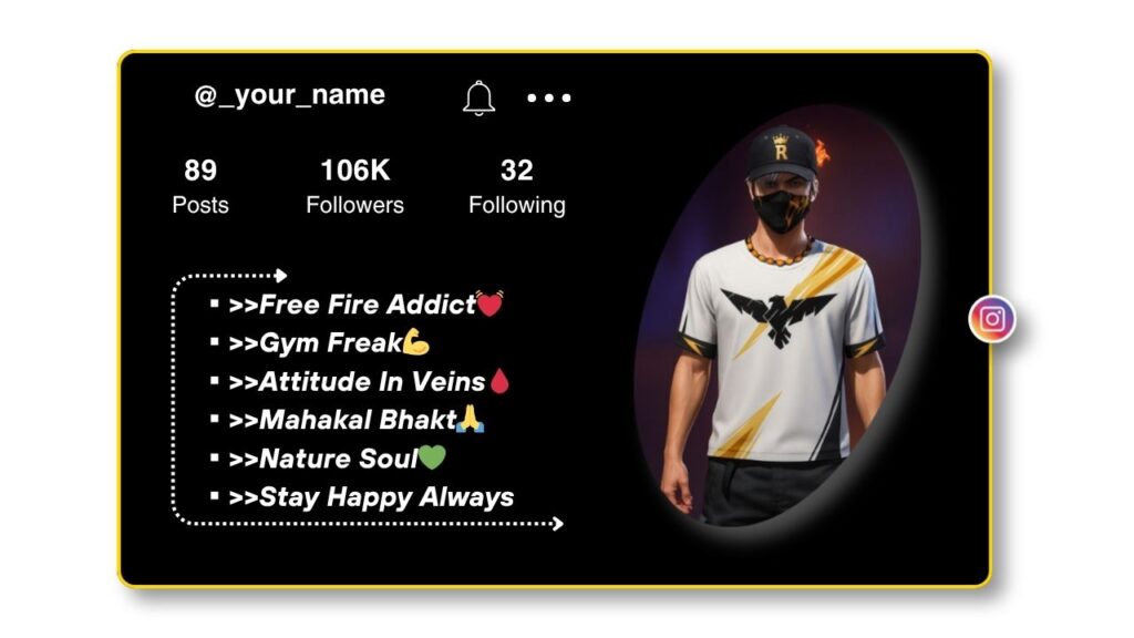 Free Fire Bio for Instagram