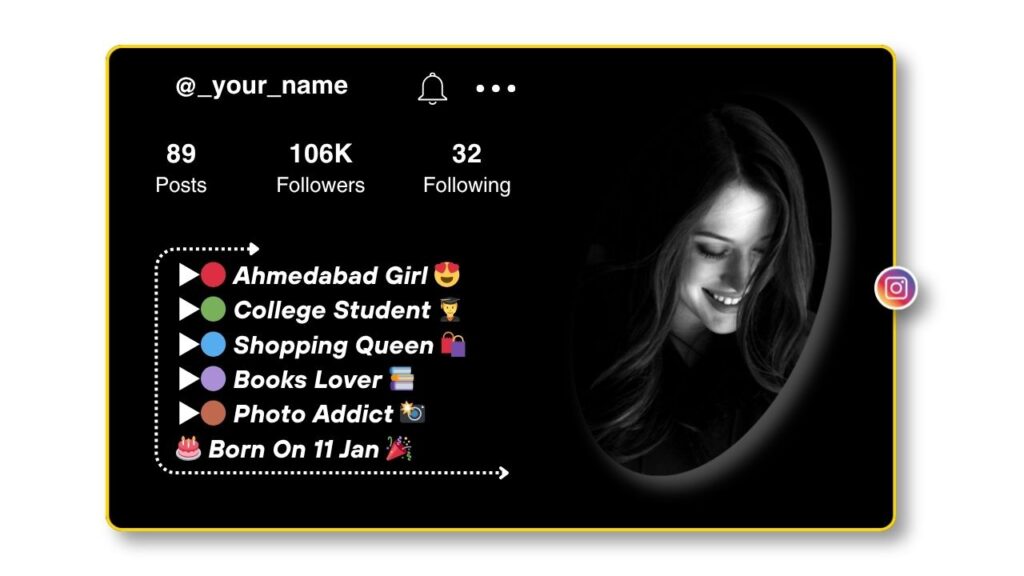 Instagram Bio in Hindi for Girls