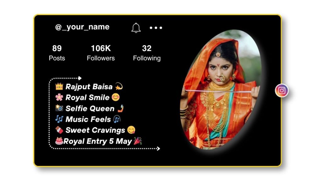 Rajput Baisa Bio for Instagram