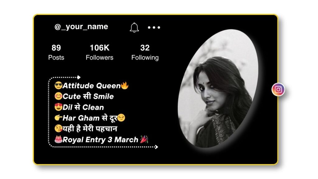 Rajput Baisa Bio for Instagram in Hindi