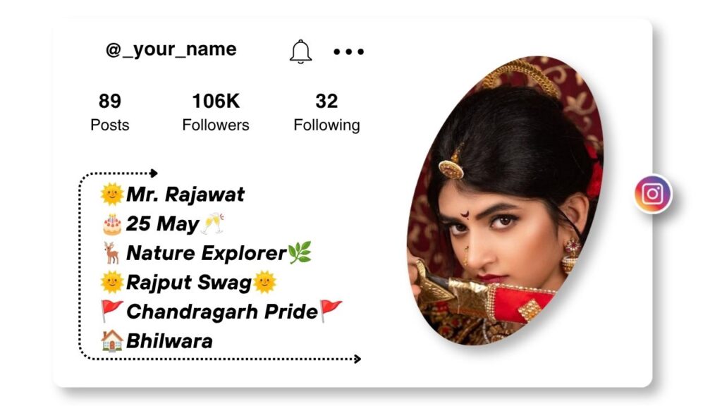 Best Rajput Baisa Bio for Instagram